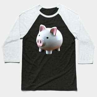 Piggy Bank Baseball T-Shirt